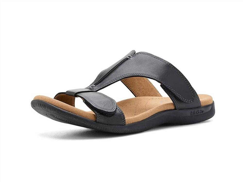 NEW TAOS women's slide show sandals in black